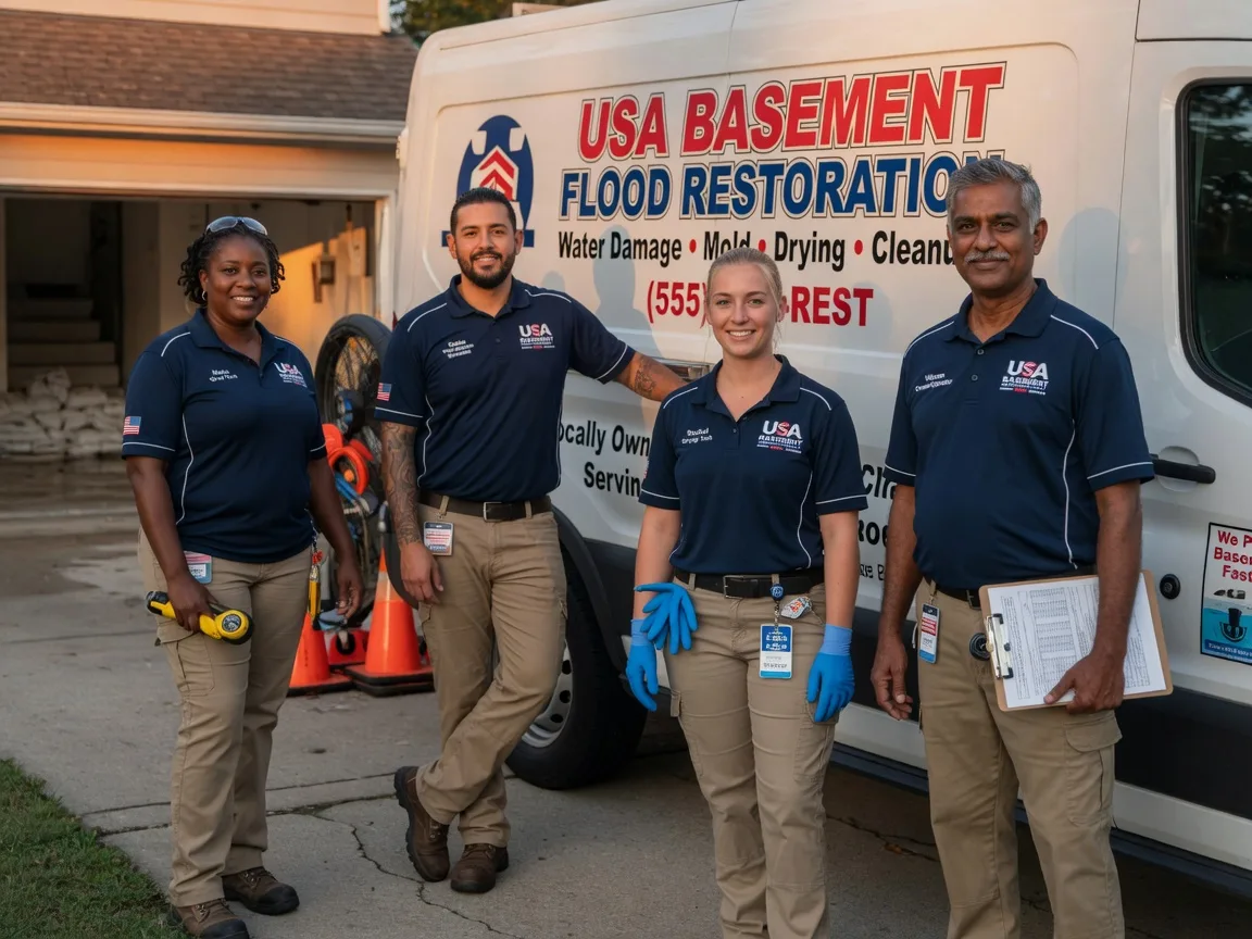 Basement Flood Cleanup company in Sasakwa, OK