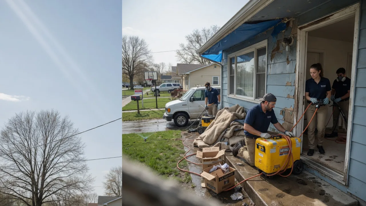 Basement Flood Cleanup in Sasakwa, OK near me